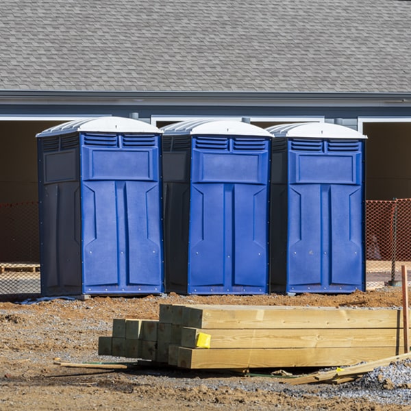 how do you dispose of waste after the portable restrooms have been emptied in Hessville Ohio